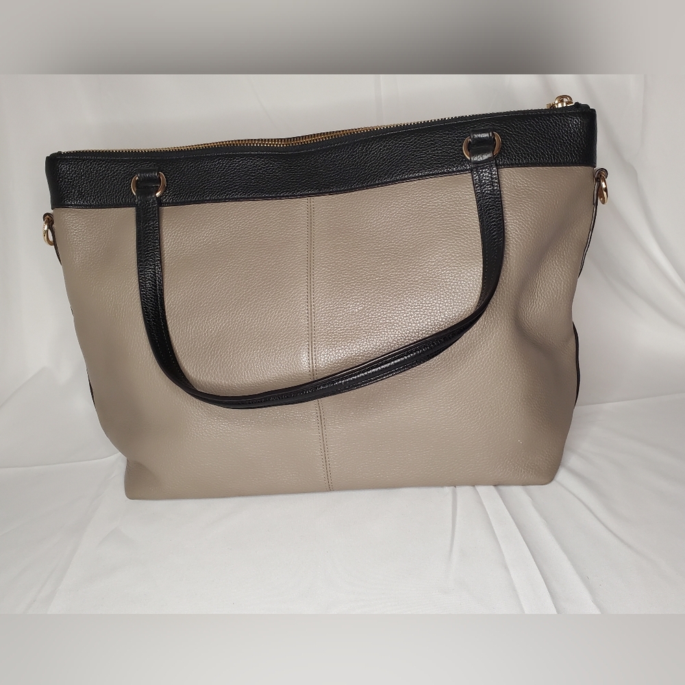 Coach Tyler Tote in Colorblock pebbled leather (F57210) - Picture 4 of 10